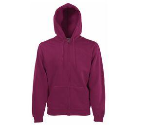 Fruit of the Loom SC374 - Hooded Sweat Jacket (62-062-0) Burgundy