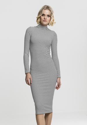 Urban Classics TB1709 - Ladies Striped Turtleneck Dress