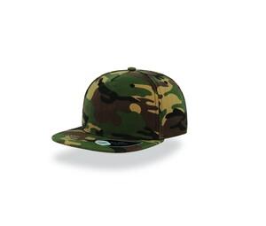 Atlantis AT090 - 5 panel flat visor cap Camouflage