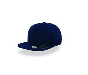 Atlantis AT090 - 5 panel flat visor cap Navy