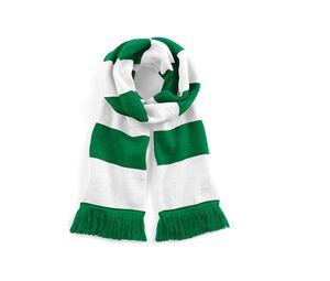 Beechfield BF479 - Varsity scarf Kelly Green / White