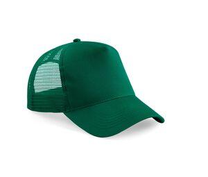 Beechfield BF640 - Half Mesh Trucker Bottle Green / Bottle Green