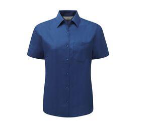 Russell Collection JZ35F - Women's Poplin Shirt Royal