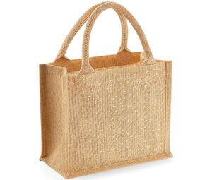 WESTFORD MILL WM431 - Mini sac cadeau scintillant Natural / Gold