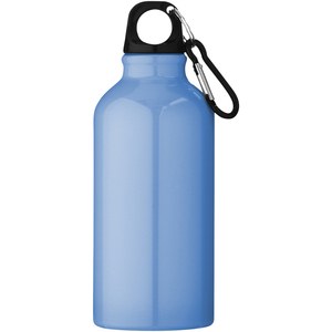 PF Concept 100002 - Oregon 400 ml aluminium water bottle with carabiner Light Blue