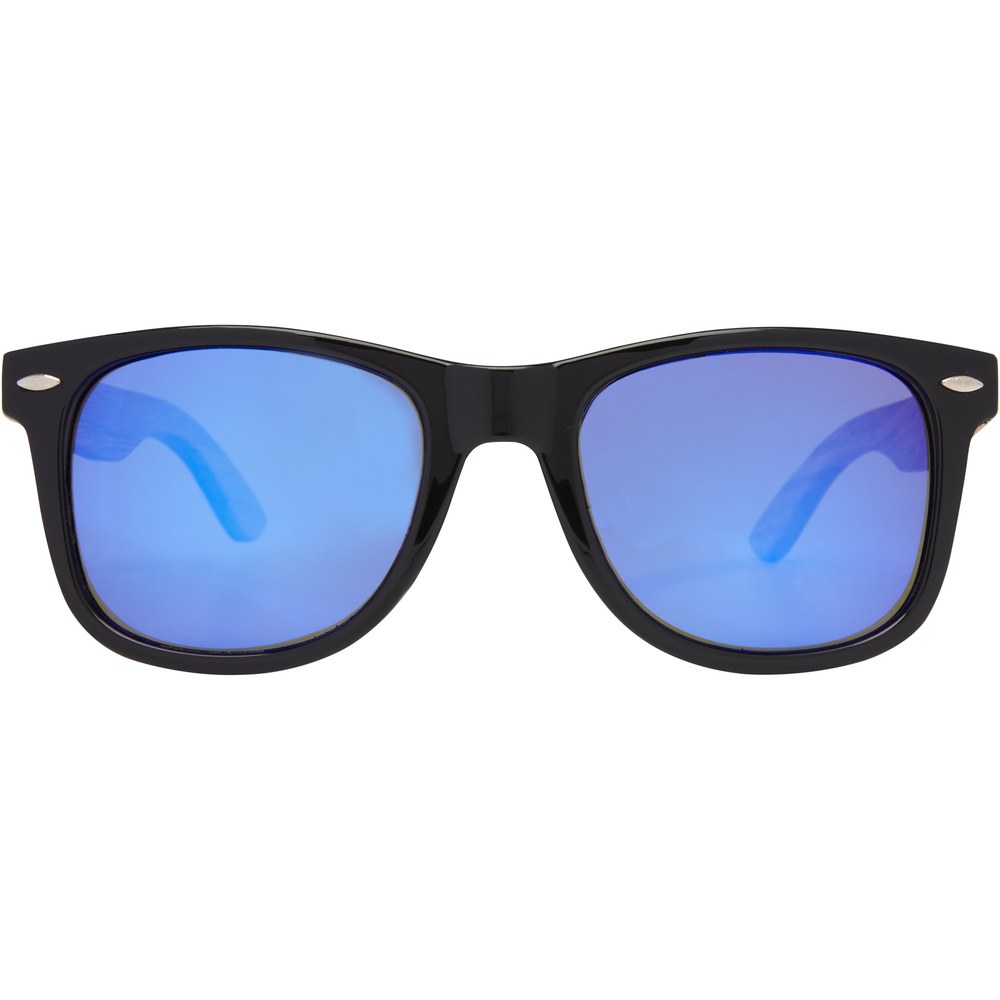 PF Concept 127002 - Hiru rPET/wood mirrored polarized sunglasses in gift box