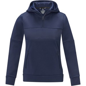 Elevate Life 39473 - Sayan women's half zip anorak hooded sweater Navy