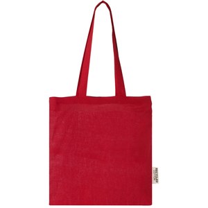 PF Concept 120695 - Madras 140 g/m2 GRS recycled cotton tote bag 7L Red