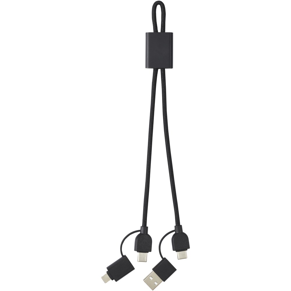 Tekiō® 124345 - Connect 6-in-1 45W RCS recycled aluminium fast charging cable